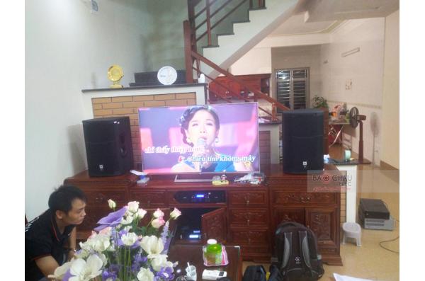 Lắp đặt dàn karaoke gia đình anh Dũng tại Ninh Bình (JBL PRX412, AAP TD8004, BKSound X6 Luxury)