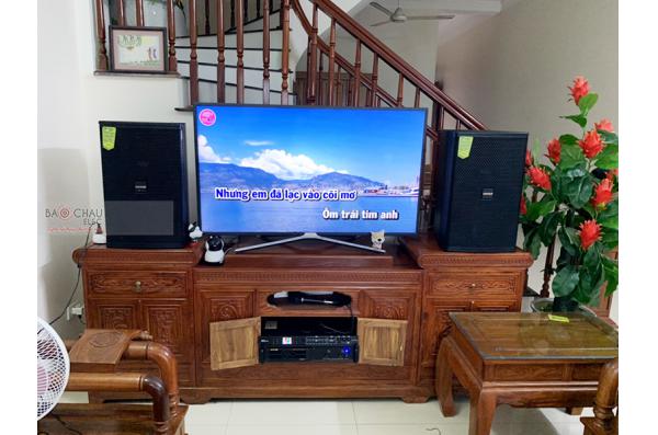 Lắp đặt dàn karaoke gia đình anh Hiệp tại Hà Nội (Domus DP6120, BIK VM620A, DSP9000 Plus) 