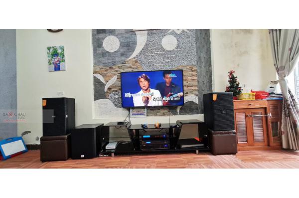 Lắp đặt dàn karaoke gia đình anh Ngạn tại Hải Phòng (Domus DP612S, VM820A, BPR8500, SW612B, BJ-U550)