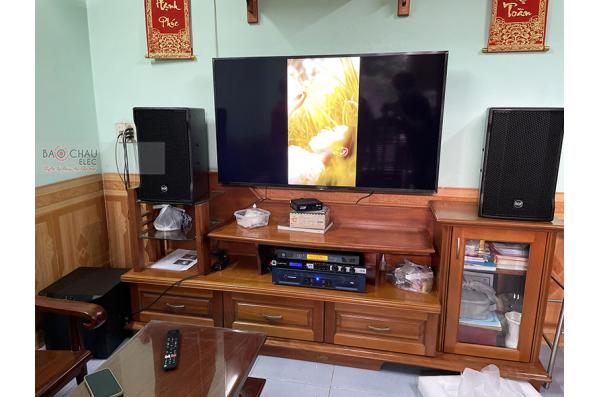 Lắp đặt dàn karaoke gia đình anh Nguyên tại Biên Hòa (CMAX 4110, Crown T5, KX180, NS-SW300, VIP3000)
