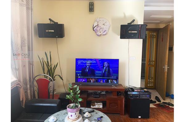 Lắp đặt dàn karaoke gia đình anh Phong tại Hà Nội (BJ-S886II, VM620A, X5 Plus, SW312C, BJ-U100)