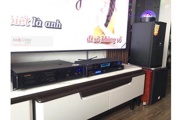 Lắp đặt dàn karaoke gia đình anh Quân tại Hà Nội (JBL XS10, VM620A, BPR-8500, SW512-C, BJ-U100)