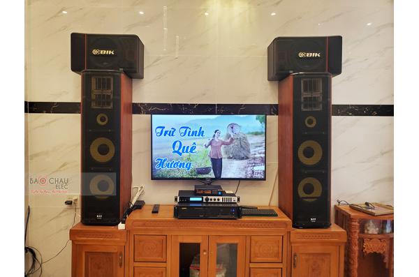 Lắp đặt dàn karaoke gia đình anh Thịnh tại Cần Thơ (BIK BJ-S886II, VM420A, X6 Luxury, BIK BJ-U100)