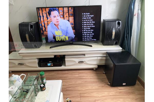 Lắp đặt dàn karaoke gia đình anh Việt tại Hà Nội (BMB 300SE, BKSound DKA5500, SW512B)