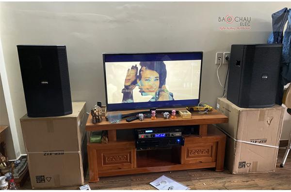 Lắp đặt dàn karaoke gia đình chị Thương tại Biên Hòa (BIK BSP412, VM620A, BPR-8500)