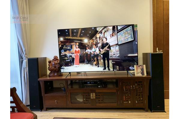 Lắp đặt dàn nghe nhạc cho anh Khương tại Hà Nội (Klipsch RP-6000F, Klipsch R120SW, Denon DRA-800H)