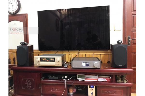 Lắp đặt dàn nghe nhạc cho anh Sủy tại Quảng Ninh (BW 805 D3, Accuphase E480)