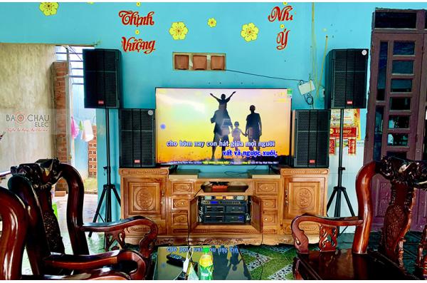 Nâng cấp dàn karaoke gia đình anh Hiệp tại Long An (Lenovo KS750, VM620A)