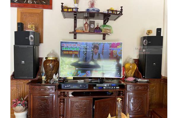 Lắp đặt dàn karaoke gia đình anh Thông tại Quảng Ninh (JBL KP6012, Crown T7, KX180, WXC-50, VM200)