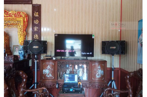 Lắp đặt dàn karaoke gia đình anh Trường tại Nam Định (BMB 312SE, BKSound DKA8500)
