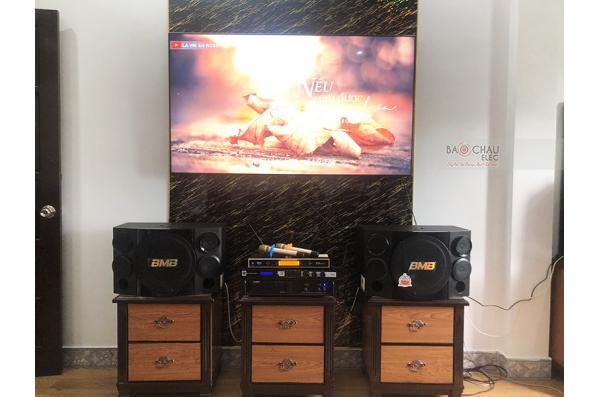 Lắp đặt dàn karaoke gia đình anh Đông tại Hải Phòng (BMB 312SE, VM620A, KX180, UGX12 Gold)