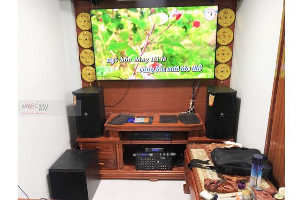 Lắp đặt dàn karaoke gia đình anh Tiến tại Hà Nội (JBL XS10, BIK VM620A, JBL KX180, JBL VM200)