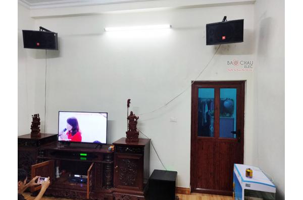 Lắp đặt dàn karaoke gia đình anh Toản tại Nam Định (CV1052T, Crown T5, X6 Luxury, SW512B, U900 Plus)
