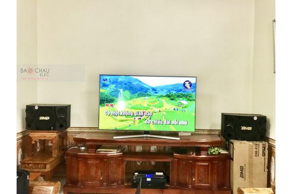 Lắp đặt dàn karaoke gia đình chị Loan tại Hải Dương (BMB 312SE, BMB DAD950, BMB KSP50, BMB WB-5000)