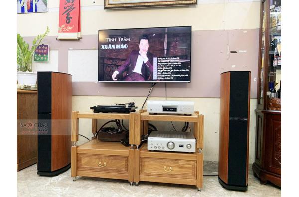 Lắp đặt dàn nghe nhạc cho anh Lợi tại Hà Nội (Jamo D590, PMA 1600NE, DCD 1600NE, Denon DP-400)