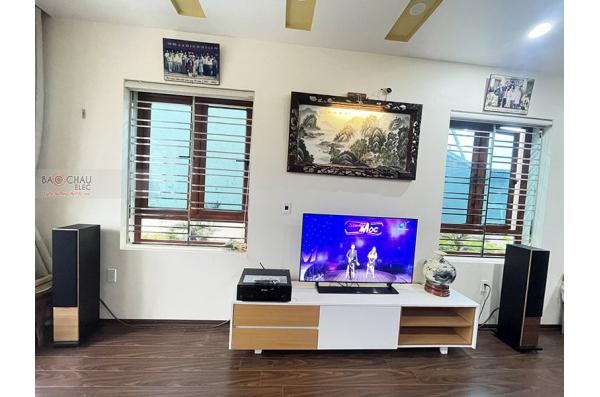 Lắp đặt dàn nghe nhạc cho anh Tâm tại Hải Phòng (Sonus Faber Lumina III, Yamaha R-N803)