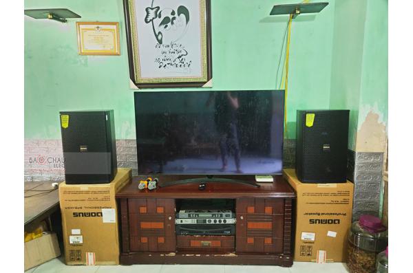 Lắp đặt, nâng cấp dàn karaoke gia đình anh Công tại Hà Nội (Domus DP6120, APP MZ-86, BKSound KX6)