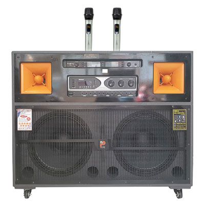Loa kéo Prosing W-J97 (2 Bass 40cm, 1800w, Kèm 2 micro)