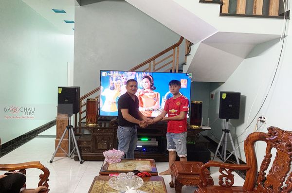 Lắp đặt dàn karaoke chị Lưu tại Thanh Hóa (Domus DP6100, Crown T5, X5 Plus, SW512B, UGX12 Luxury...)