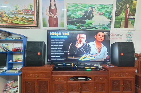 Lắp đặt dàn karaoke gia đình anh Đôn tại Hà Nội (JBL CV1252T, VM420A, BPR-5000, BCE U900 Plus)