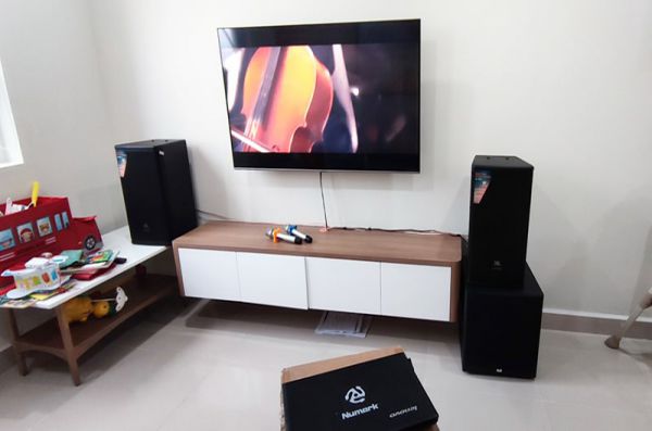 Lắp đặt dàn karaoke gia đình anh Nghị tại TP HCM (JBL MTS10, Xli 2500, KX180, A120P, VIP3000)