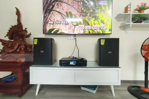 Lắp đặt dàn karaoke gia đình anh Phú tại TP HCM (Domus DP6100, BKSound DKA6500)