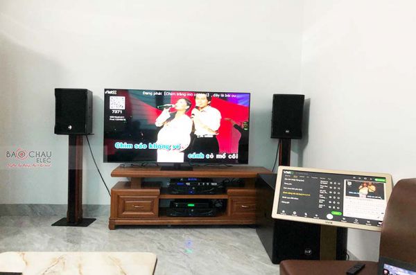 Lắp đặt dàn karaoke gia đình anh Quân tại Vĩnh Phúc (CMAX 4110, IPS2700, IPS3700, KX180, VM200,...)