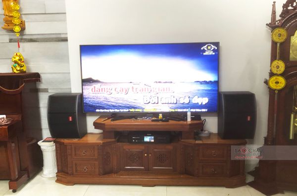 Lắp đặt dàn karaoke gia đình chị Nga tại Đà Nẵng (Lenovo KS250, BKSound DKA5500)