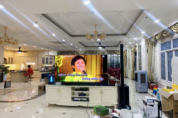 Lắp đặt dàn karaoke, loa Bose di động cho anh Chiến tại TP HCM (Bose L1 Pro32, KX180, Bose Sub2,...)