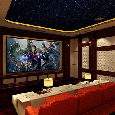 Thiết kế phòng giải trí đa năng, xem phim, nghe nhạc, karaoke 12