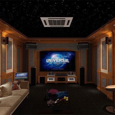 Thiết kế phòng giải trí đa năng, xem phim, nghe nhạc, karaoke 15