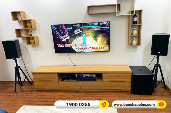 Lắp đặt dàn karaoke anh Đăng tại Hà Nội (RCF CMAX 4110, Crown T7, KX180, 705-AS II, VM200,...)