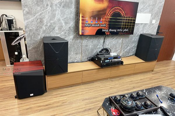 Lắp đặt dàn karaoke anh Linh tại Hà Nội (Alto AT2000II, VM620A, X6 Luxury, SW612C, BJ-U500)