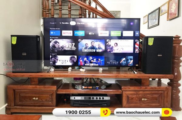 Lắp đặt dàn karaoke anh Nguyên tại Hải Phòng (Domus DP6100, APP MZ46, BKSound KX6, BJ-U100) 