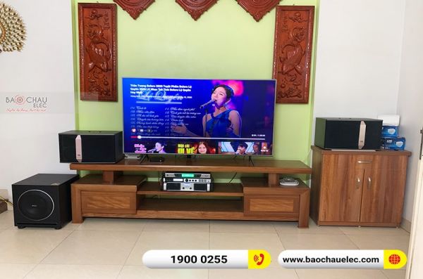 Lắp đặt dàn karaoke anh Thống tại Hà Nội (JBL Ki510, Lenovo KX850, X6 Luxury, Sub1000 New, UGX12)