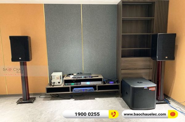 Lắp đặt dàn karaoke chị Thảo tại Quảng Ninh (RCF CMAX 4112, Crown T10, K9800, TS315S, VM300,...)