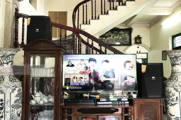 Lắp đặt dàn karaoke chú Tiến tại Hà Nội (JBL XS12, VM830A, Kx180, BJ-W66 Plus, UGX12 Luxury)