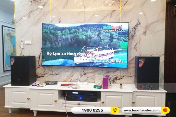 Lắp đặt dàn karaoke gia đình anh Công tại Hà Nội (JBL MTS10, Crown Xli2500, X5 Plus, JBL A100P)