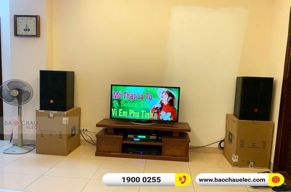 Lắp đặt dàn karaoke gia đình anh Đượng tại Hà Nội (JBL CV1570, APP MZ106, X5 Plus, UGX12) 