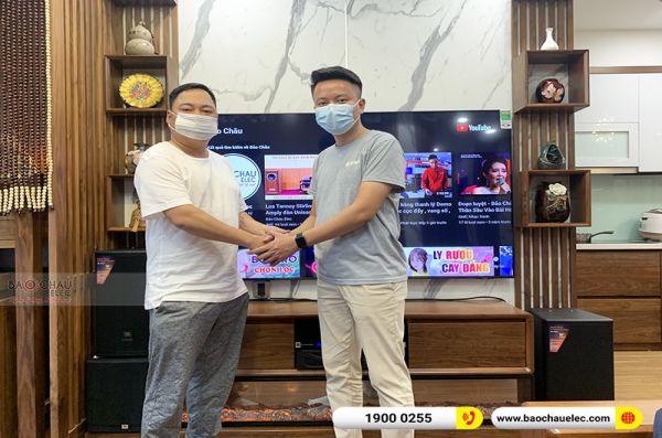 Lắp đặt dàn karaoke gia đình anh Hải tại Hà Nội (JBL MTS10, Crown Xli2500, KX180, A100P, JBL VM200)