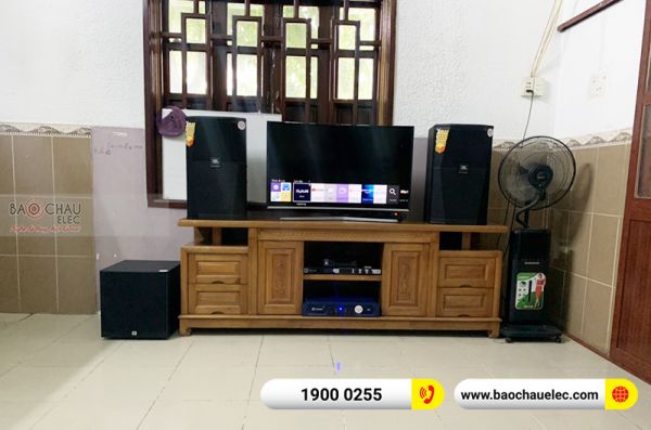 Lắp đặt dàn karaoke gia đình anh Hiền tại Bình Dương (JBL XS12, Crown T7, KX180, A120P, JBL VM200)