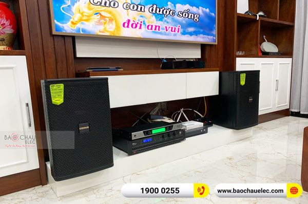 Lắp đặt dàn karaoke gia đình anh Hoàng Anh tại Hà Nội (Domus DP6100, BKSound DP3600, UGX12) 