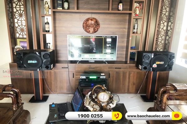 Lắp đặt dàn karaoke gia đình anh Long tại Hải Phòng (BMB CSE 312SE, APP MZ106, DSP9000 Plus, UGX12) 