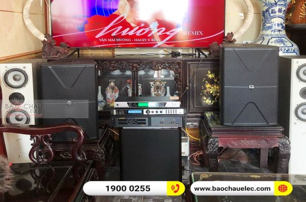 Lắp đặt dàn karaoke gia đình anh Mạnh tại Hà Nội (Alto AT2000II, VM620A, X6 Luxury, SW612, UGX12)