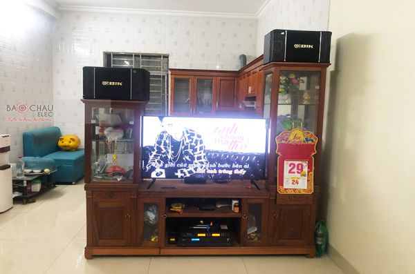 Lắp đặt dàn karaoke gia đình anh Sơn tại Hà Nội (BIK BJ-S768, BKSound DP3600, U900 Plus Ver 2)
