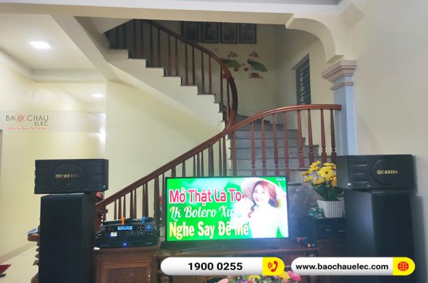 Lắp đặt dàn karaoke gia đình anh Thủy tại Hà Nội (BIK BJ-S668, APP MZ-46, DSP-9000 Plus, BJ-U500) 