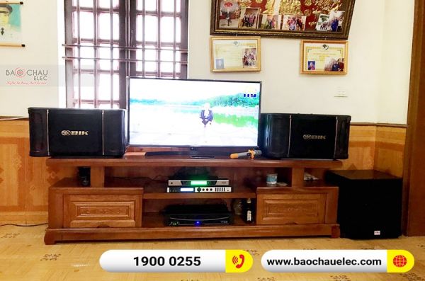 Lắp đặt dàn karaoke gia đình anh Viễn tại Thái Bình (BJ-S968, APP MZ-86, X6 Luxury, SW612-B, UGX12) 