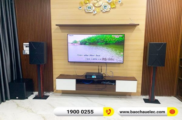 Lắp đặt dàn karaoke gia đình chị Ly tại Đà Nẵng (Alto AT2000II, BKSound DKA 8500, SW612B)