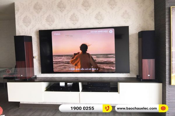 Lắp đặt dàn nghe nhạc anh Huy tại Hà Nội (JBL Stage A180, DCD-600NE, PMA-800NE, DNP-800NE)