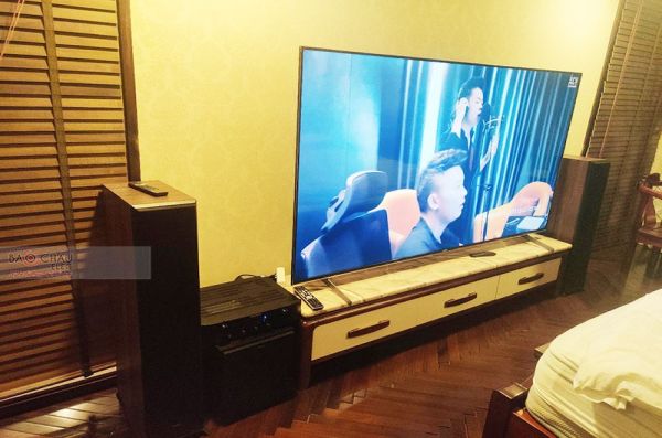 Lắp đặt dàn nghe nhạc anh Tiến tại Hà Nội (Klipsch RP-6000F, Marantz PM6007, Klipsch R100SW)